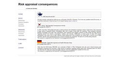 Desktop Screenshot of gesundheitsrisiko.de